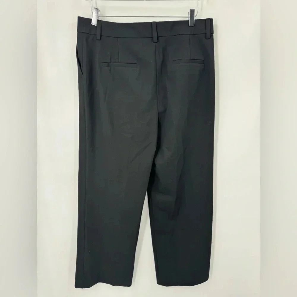 Reformation Alex Trousers Black Pants Size 12 B2396 - Picture 6 of 8